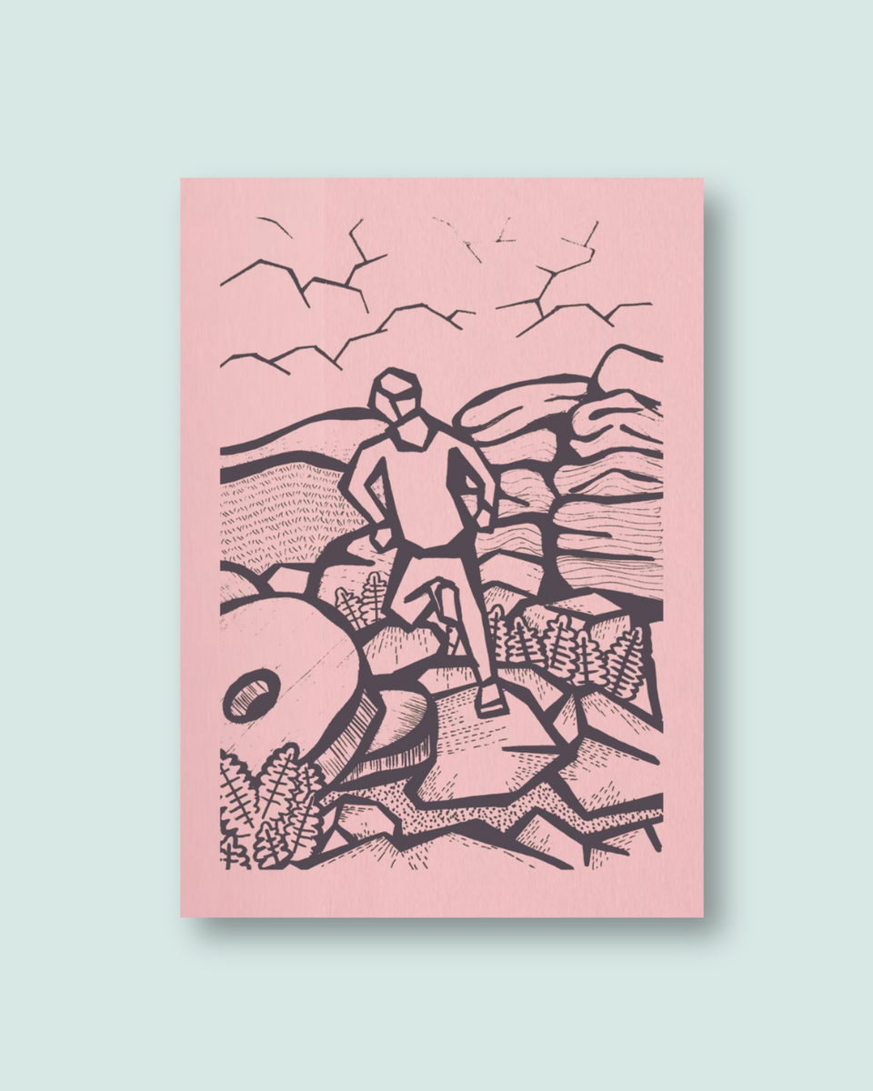 'Peaks Fell Runner' Screen Print - Running Ink - Printed by Us - Screen ...